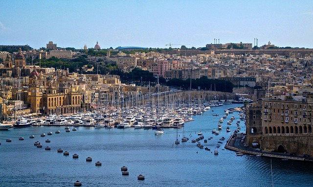 přístav na Maltě